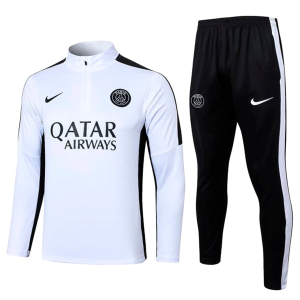 Conjunto de Frio Paris Saint-Germain - Branco e Preto