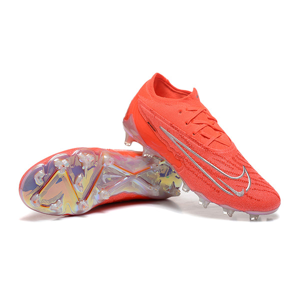 Chuteira - Nike Phantom GX Elite FG - Laranja e Prata