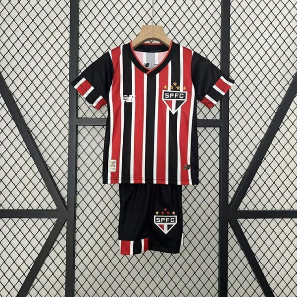 Kit Infantil São Paulo Visitante - 24/25 Torcedor