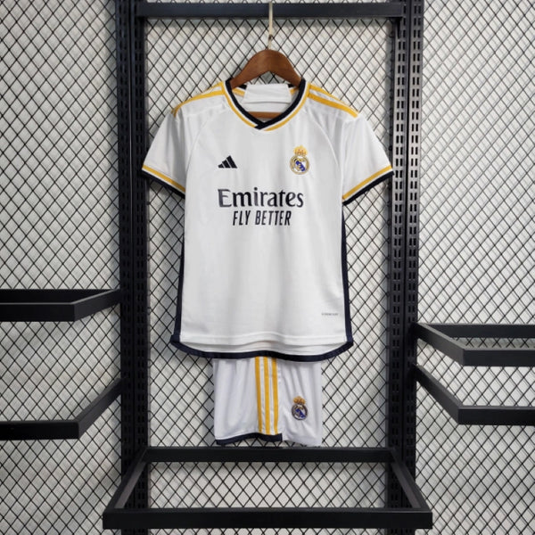 Kit Infantil Real Madrid Casa - 23/24 Torcedor