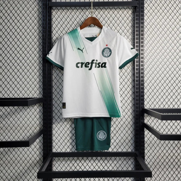 Kit Infantil Palmeiras Visitante - 23/24 Torcedor