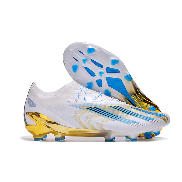 Chuteira - Adidas x23 CrazyFast - Branco e Dourado